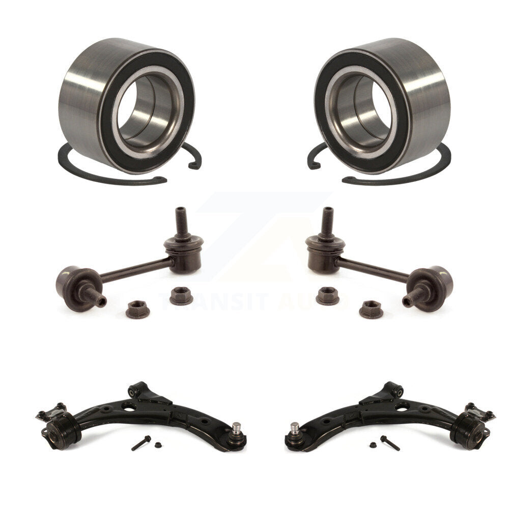 Bras de commande inférieur à roulement avant avec kit de liaison BJ (6 pièces) pour Mazda CX-7 2007-2012
