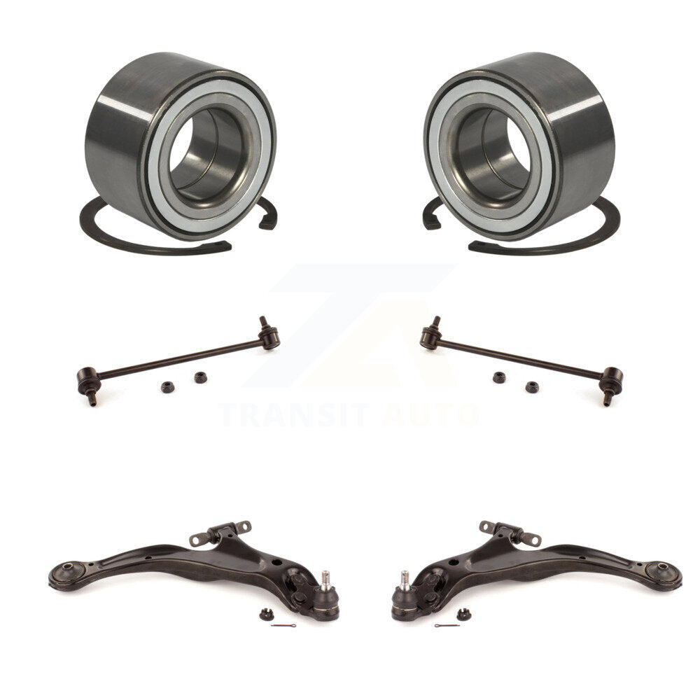 Bras de commande inférieur à roulement avant avec Kit de liaison BJ (6 pièces) pour Toyota Solara Avalon