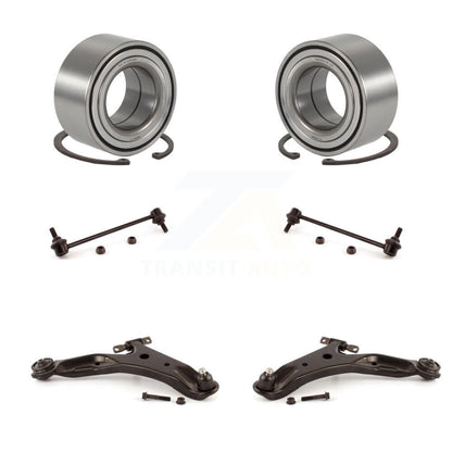 Kit de bras de commande inférieur et de liaison de roulement avant (6 pièces) pour Hyundai Santa Fe 2001 – 2006