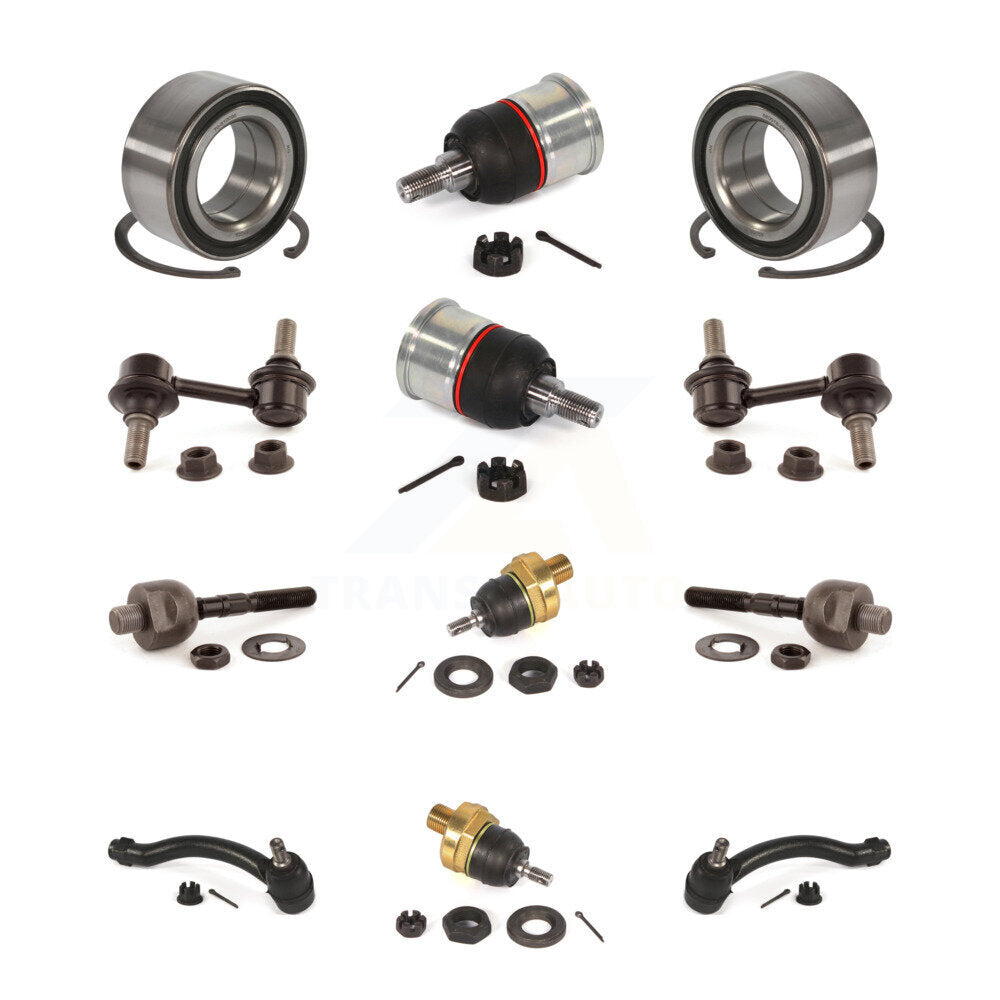 Kit de biellette de direction intérieure et extérieure, roulement avant, joint à rotule supérieur et inférieur, pour Acura T