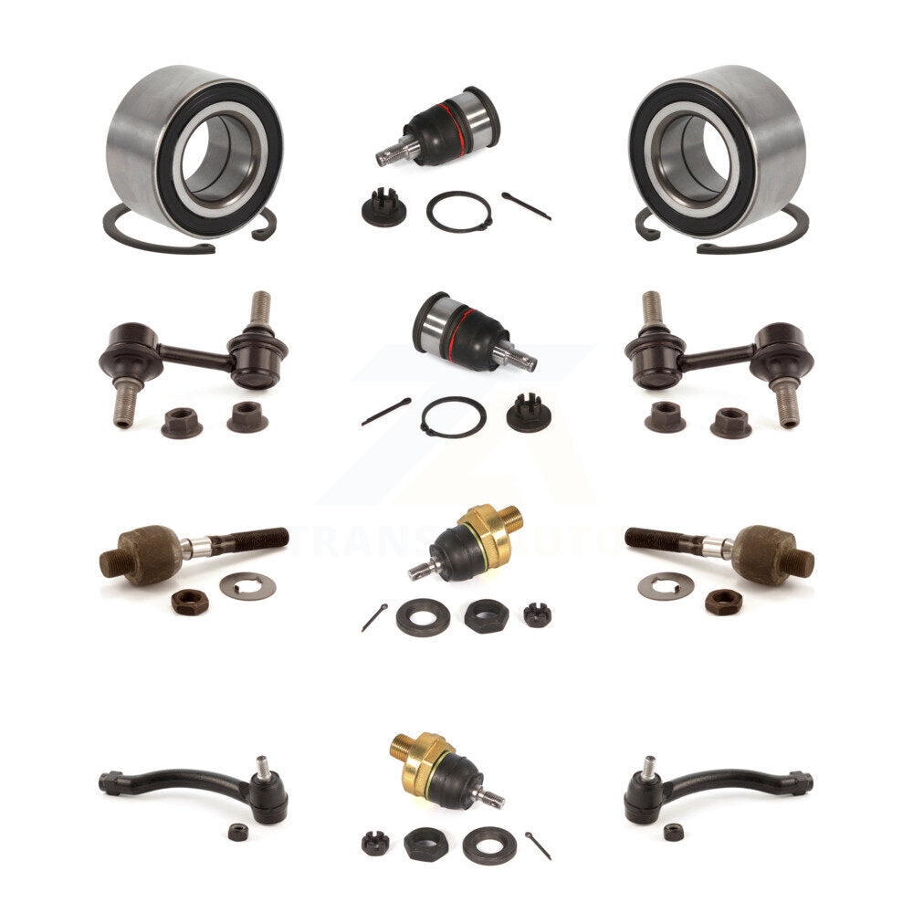 Kit de biellette de direction intérieure et extérieure, roulement avant, joint à rotule supérieur et inférieur, pour Acura T