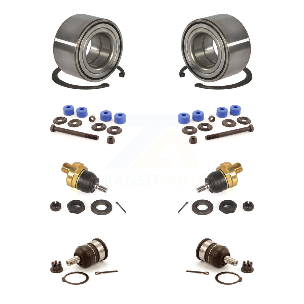 Kit de rotule supérieure et inférieure de roulement de roue avant et de liaison de barre stabilisatrice pour Honda Civi