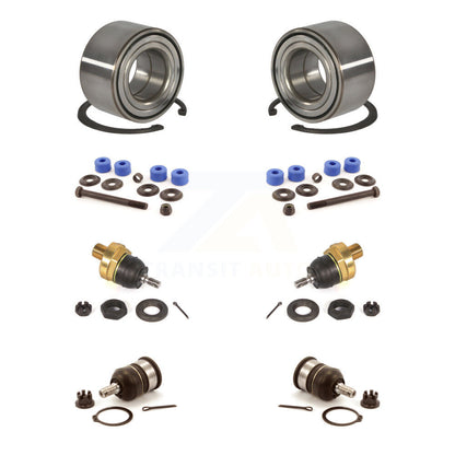 Kit de rotule supérieure et inférieure de roulement de roue avant et de liaison de barre stabilisatrice pour Honda Civi