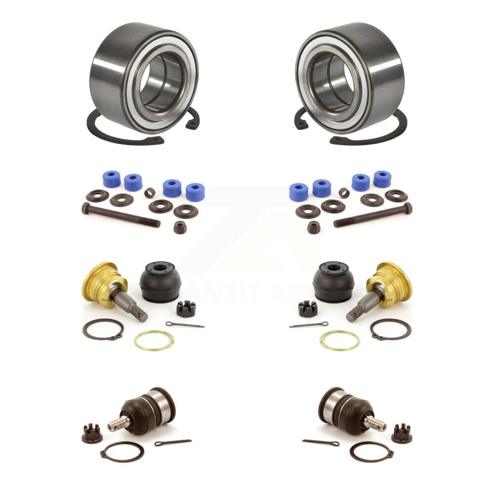 Kit de rotule supérieure et inférieure de roulement de roue avant et de liaison de barre stabilisatrice pour Honda Civi