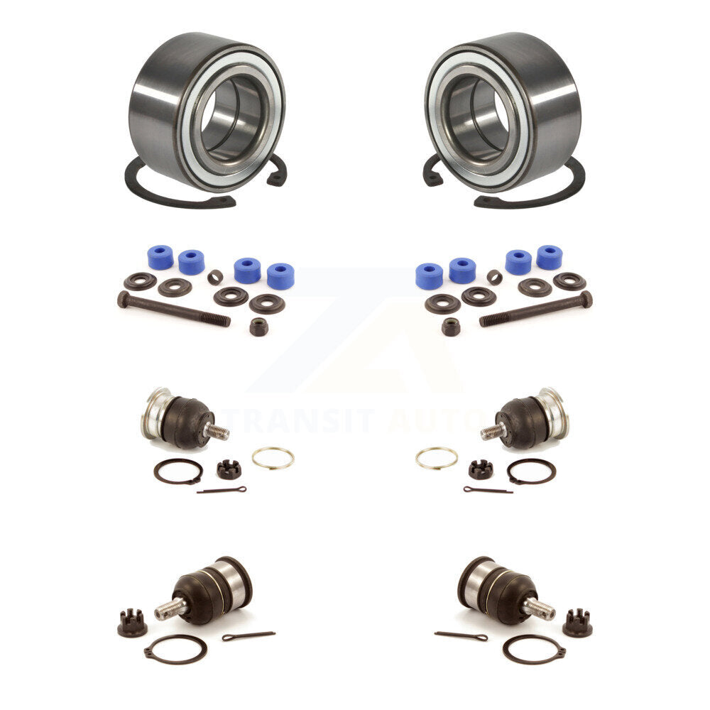 Kit de roulement de roue avant, joint à rotule inférieur supérieur et barre stabilisatrice, pour Acura Integr