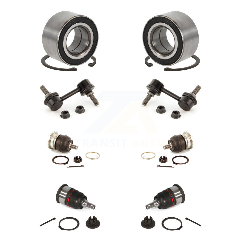 Kit de liaison de rotule supérieure et inférieure de roulement de roue avant (8 pièces) pour Acura T 2004 – 2006