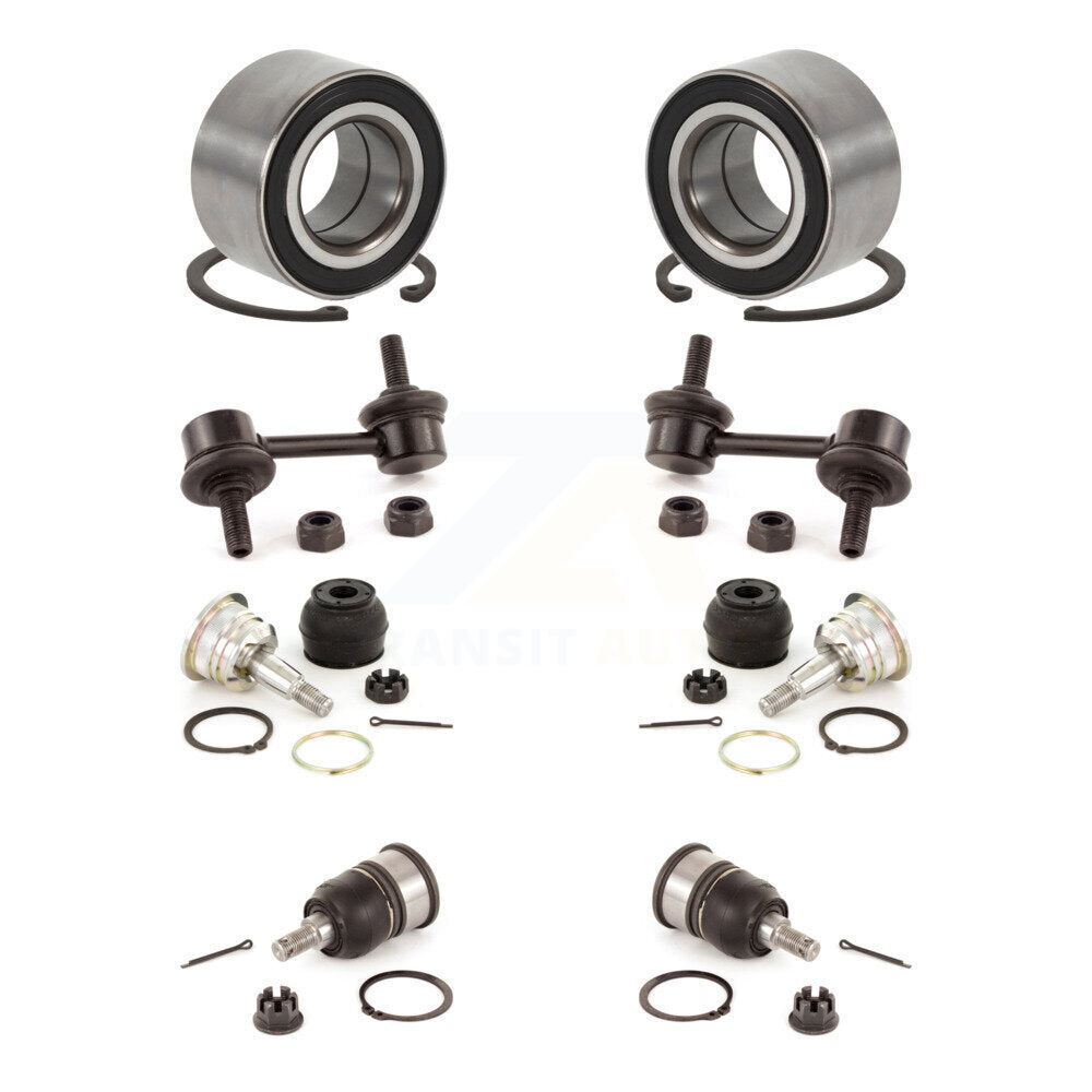 Kit de rotule et de liaison supérieure et inférieure de roulement avant (8 pièces) pour Honda Accord Acura TS