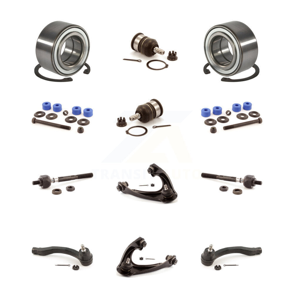 Kit de liaison de biellette de direction intérieure et extérieure, bras de commande supérieur de roue avant, rotule inférieure pour