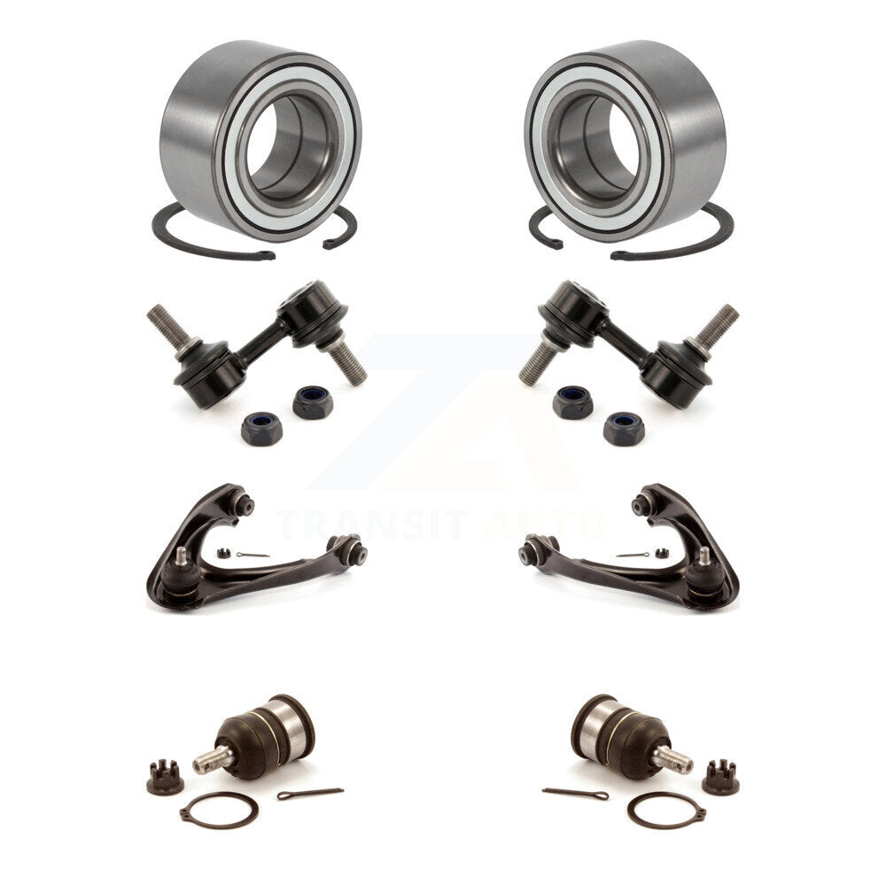 Kit de liaison de bras supérieur de rotule inférieure de roulement avant (8 pièces) pour Honda CR-1997-2001