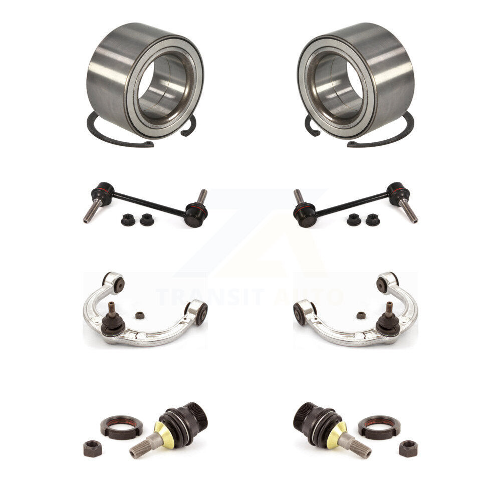 Kit de liaison de bras supérieur de rotule inférieure de roulement avant (8 pièces) pour Mercedes-Benz ML350