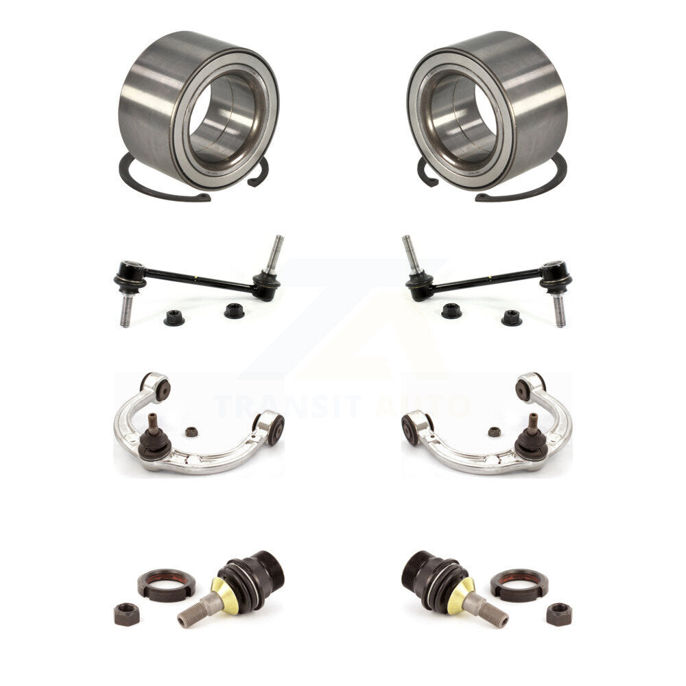 Kit de bras supérieur et de liaison de rotule inférieure de roulement avant (8 pièces) pour Mercedes-Benz R35