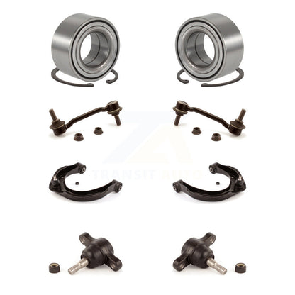 Kit de liaison de bras supérieur de rotule inférieure de roulement avant (8 pièces) pour Hyundai Sonat 06-10