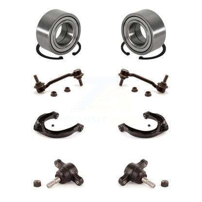 Kit de bras supérieur et de liaison de rotule inférieure de roulement avant (8 pièces) pour Hyundai Azera Kia