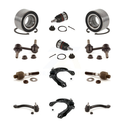 Kit de liaison de biellette de direction intérieure et extérieure, bras de commande supérieur de roue avant, rotule inférieure pour