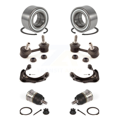 Kit de liaison de bras de commande supérieur, roulement avant, rotule inférieure, bras de commande supérieur (8 pièces) pour Honda Accor