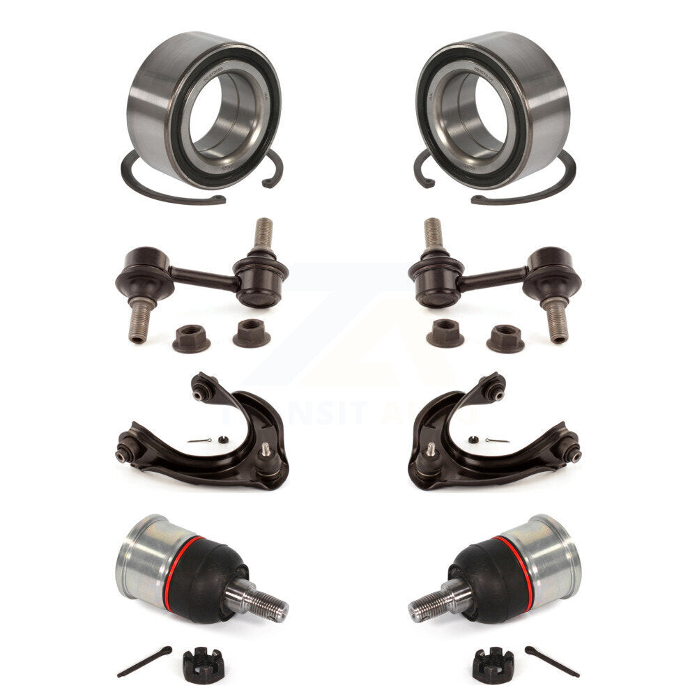 Kit de bras de commande supérieur et de liaison, roulement avant, rotule inférieure, bras de commande supérieur (8 pièces) pour Acura T