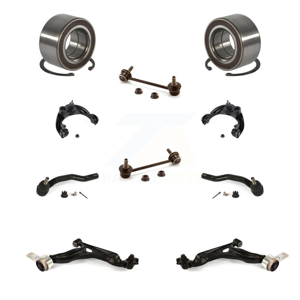 Kit de liaison de biellette de direction extérieure, bras de commande supérieur et inférieur, roulement avant (10 pièces) pour Mazda 6