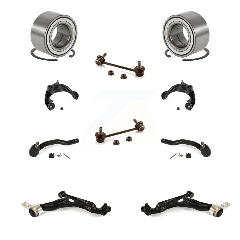 Kit de liaison de biellette de direction extérieure, bras de commande supérieur et inférieur, roulement avant (10 pièces) pour Mazda 6