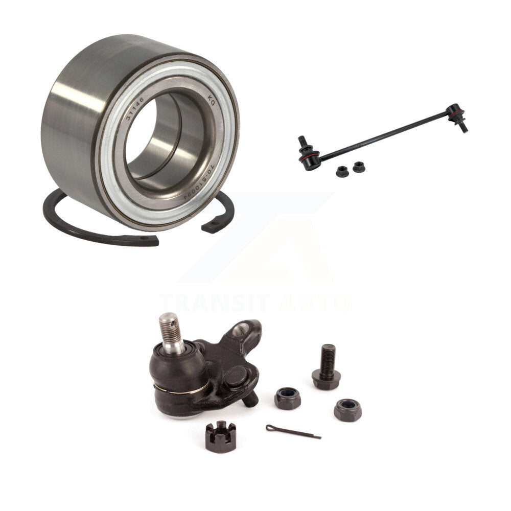 Kit de liaison de roulement de roue avant et Kit de rotule inférieure pour Toyota Prius Prime AWD-