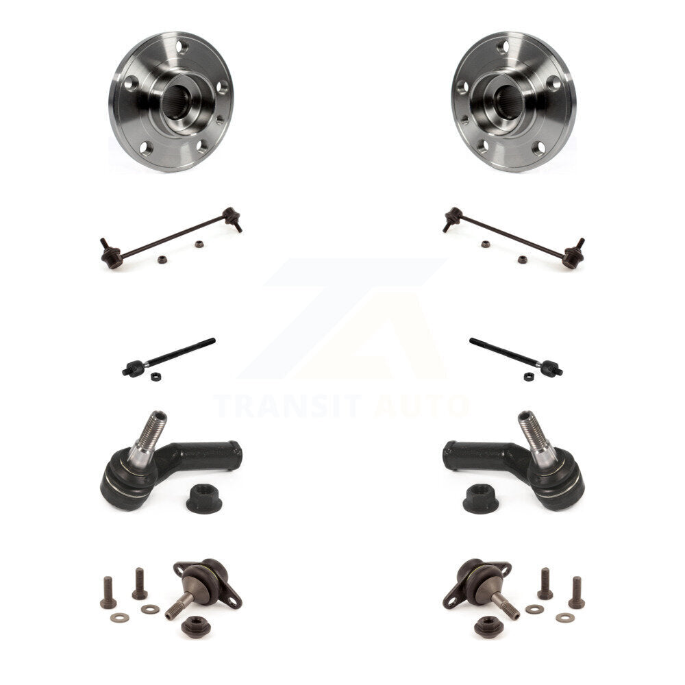 Kit de liaison de biellette de direction intérieure et extérieure de rotule inférieure de roulement avant (10 pièces) pour Volvo V7