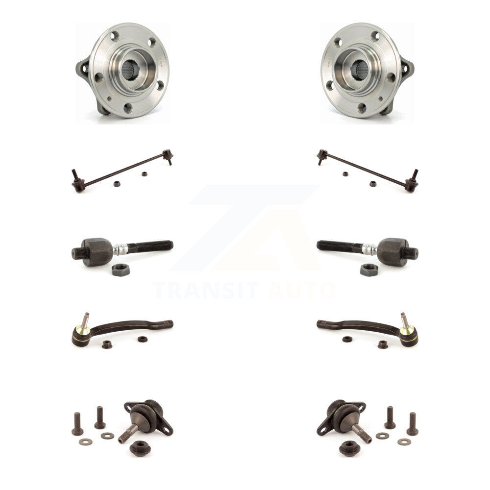 Kit de liaison de biellette de direction intérieure et extérieure de rotule inférieure de roulement avant (10 pièces) pour Volvo V7