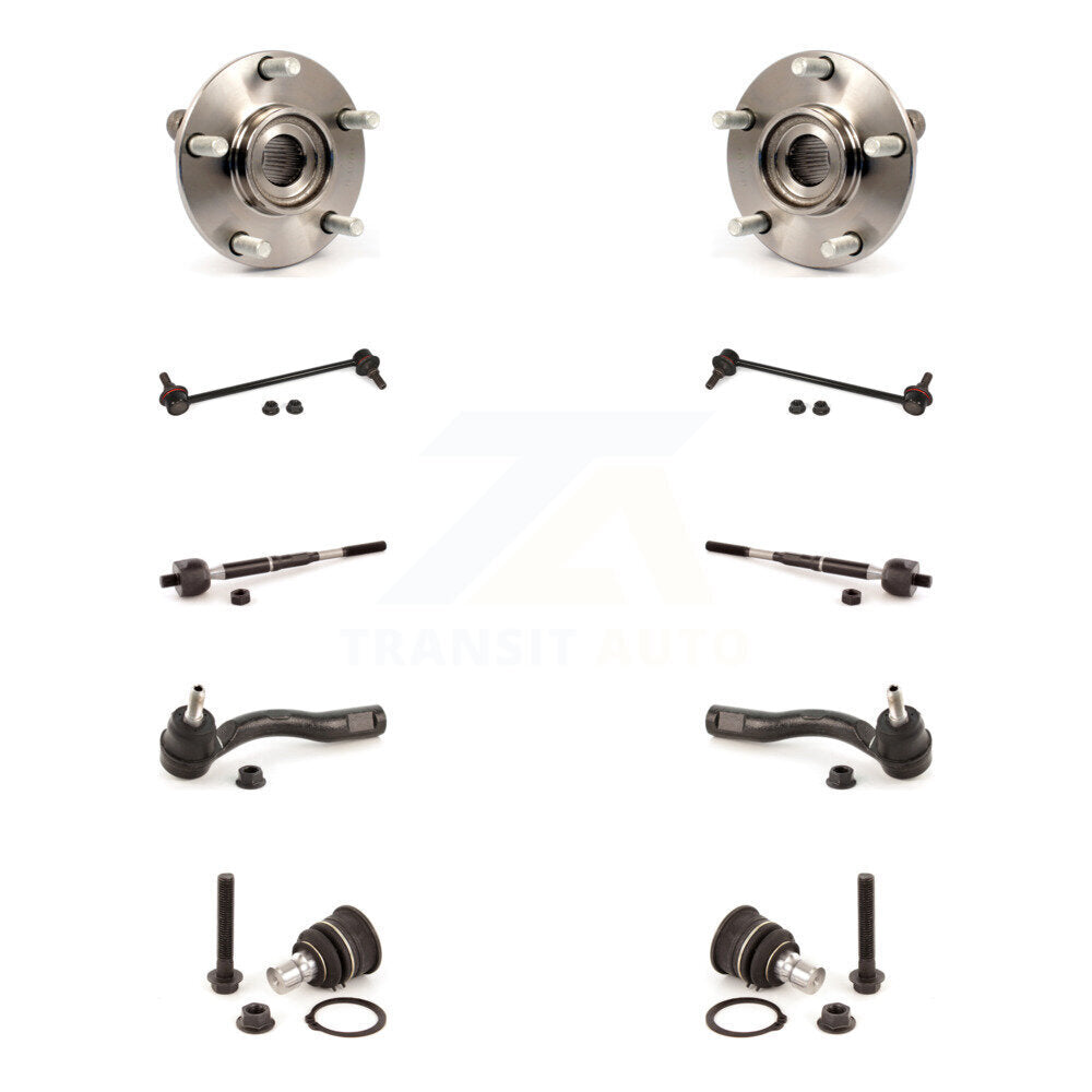 Kit de biellette de direction intérieure et extérieure de rotule inférieure de roulement avant pour Nissan Sentra