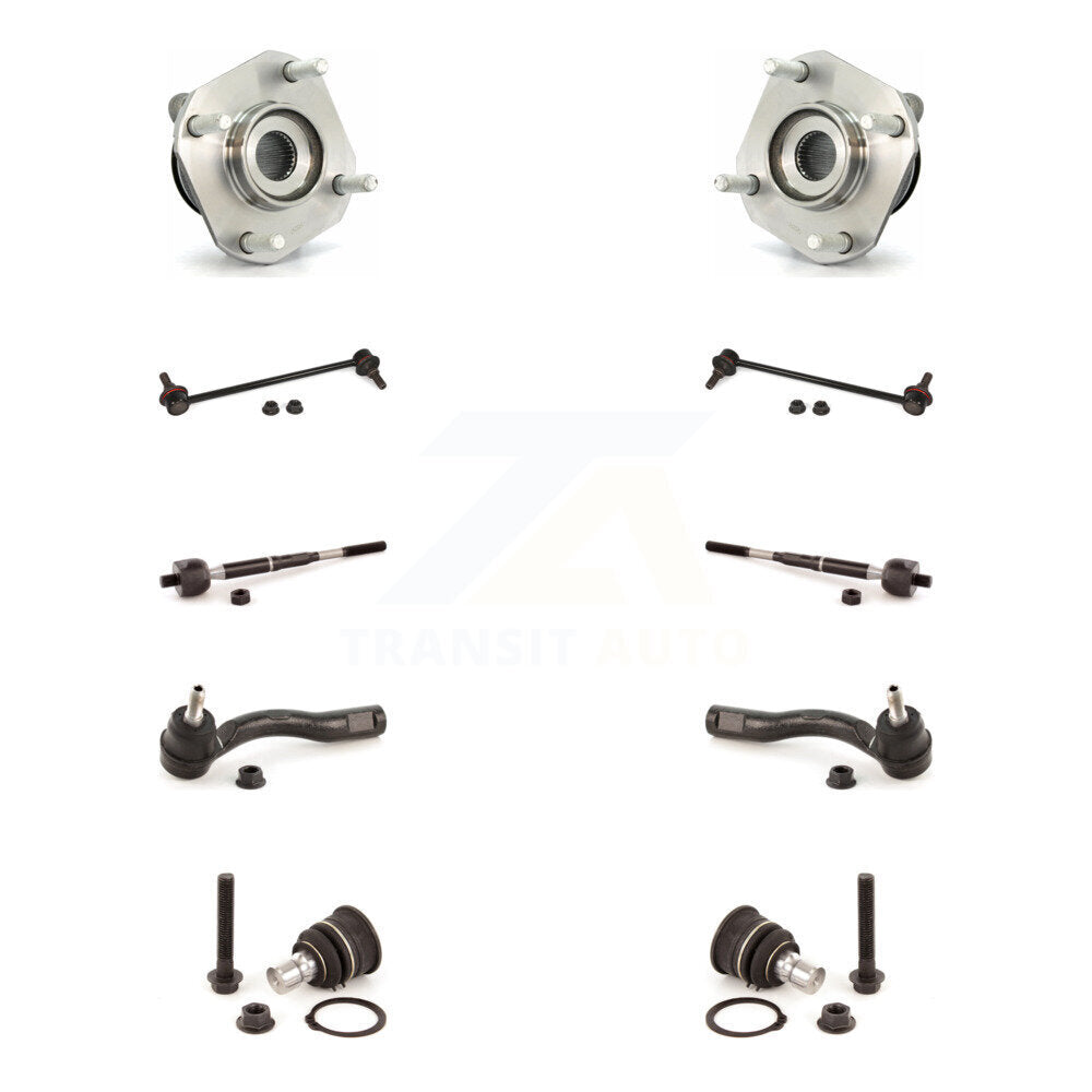 Kit de biellette de direction intérieure et extérieure de rotule inférieure de roulement avant pour Nissan Sentra