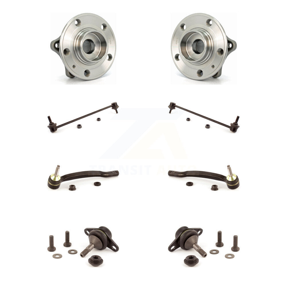 Kit de biellette de direction et de liaison extérieure de rotule inférieure de roulement avant (8 pièces) pour Volvo XC70 V7