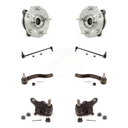 Kit de biellette de direction et de liaison extérieure de rotule inférieure de roulement avant (8 pièces) pour Toyota RAV4 t