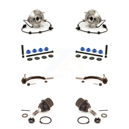 Kit de biellette de direction et de liaison extérieure de rotule inférieure de roulement avant (8 pièces) pour Chevrolet GMC