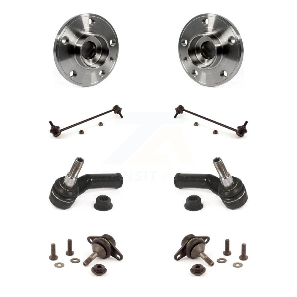 Kit de liaison de biellette de direction extérieure de rotule inférieure de roulement avant (8 pièces) pour Volvo V70 08-09