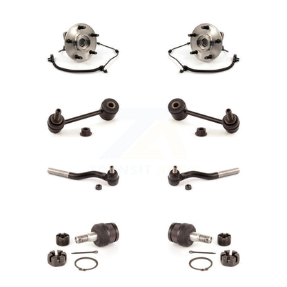 Kit de biellette et de liaison extérieure de rotule inférieure de roulement avant (8 pièces) pour Jeep Wrangler