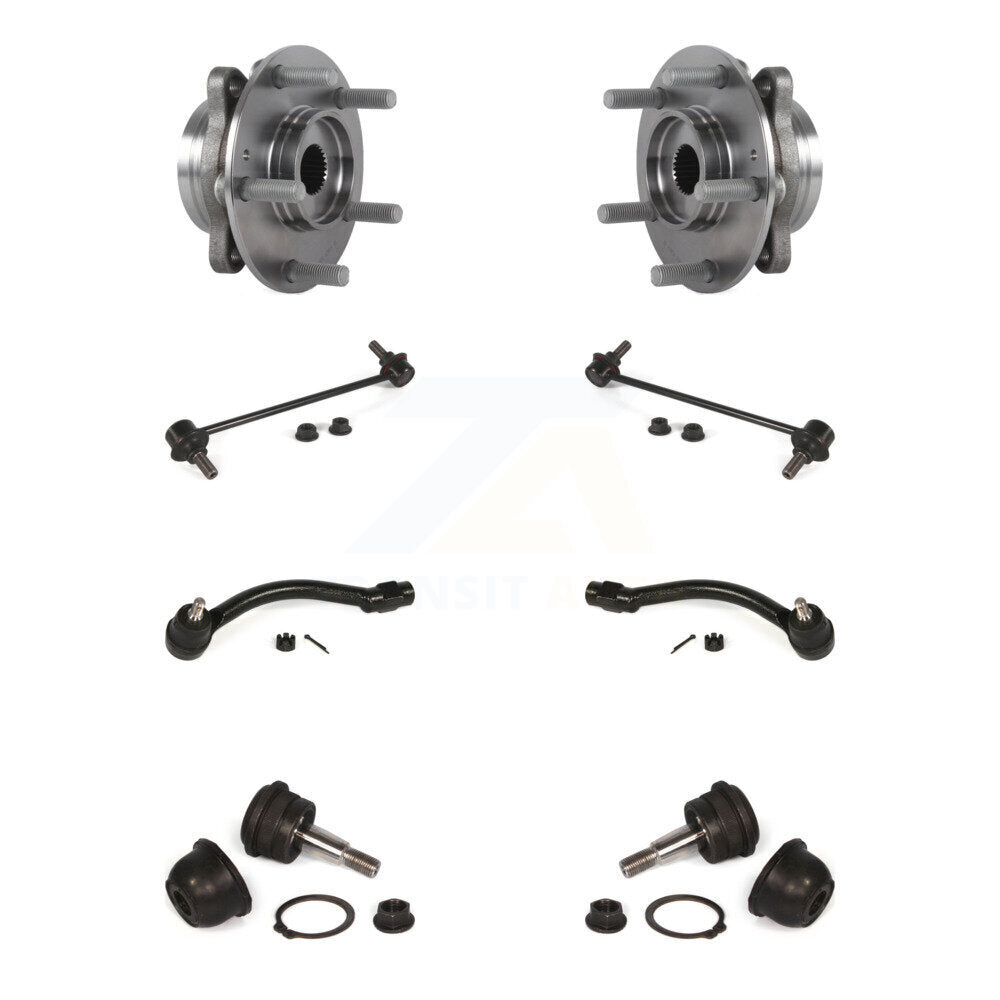 Kit de liaison de biellette de direction extérieure de rotule inférieure de roulement avant pour Hyundai Elantra GT 17