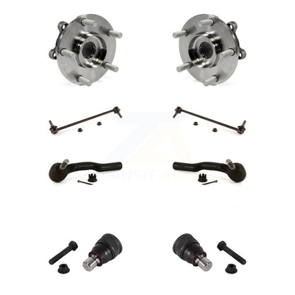 Kit de biellette de direction et de liaison extérieure de rotule inférieure de roulement avant (8 pièces) pour Mazda 6 14-17