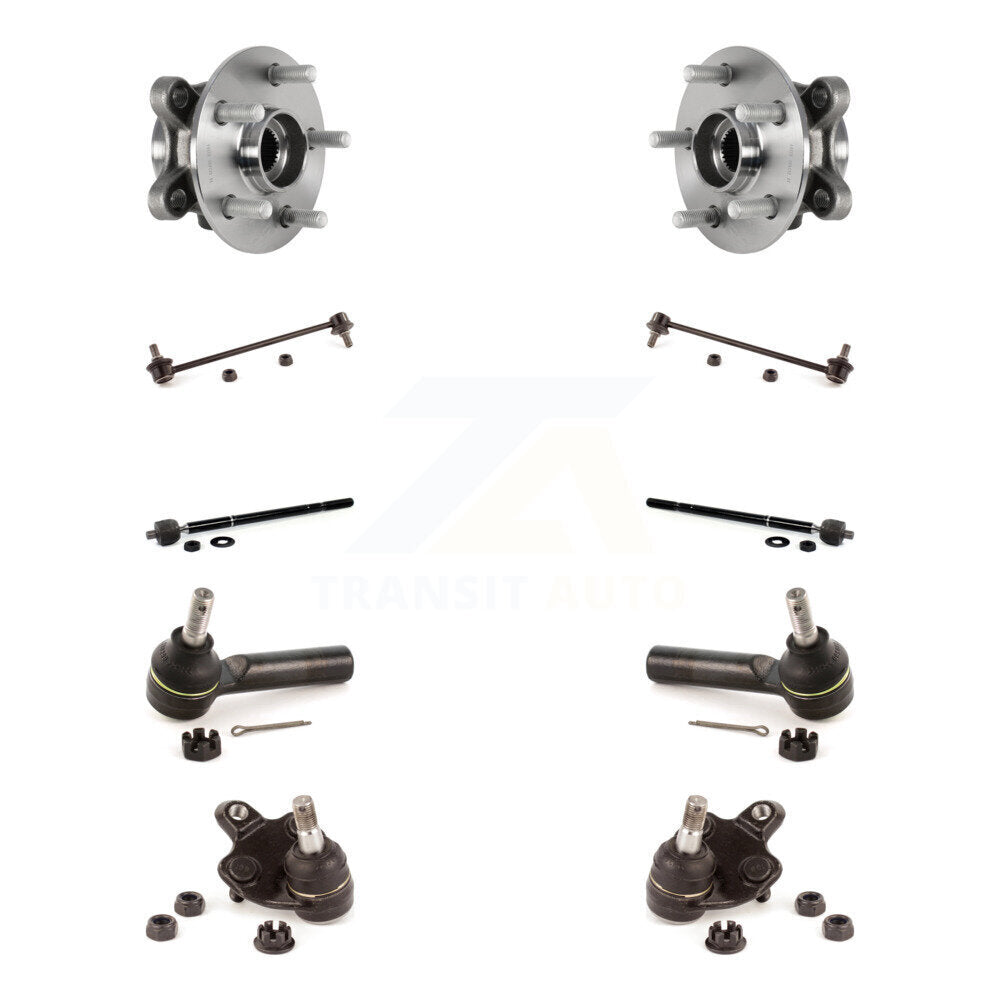 Kit de biellette de direction intérieure et extérieure de rotule inférieure de roulement avant pour Toyota Coroll