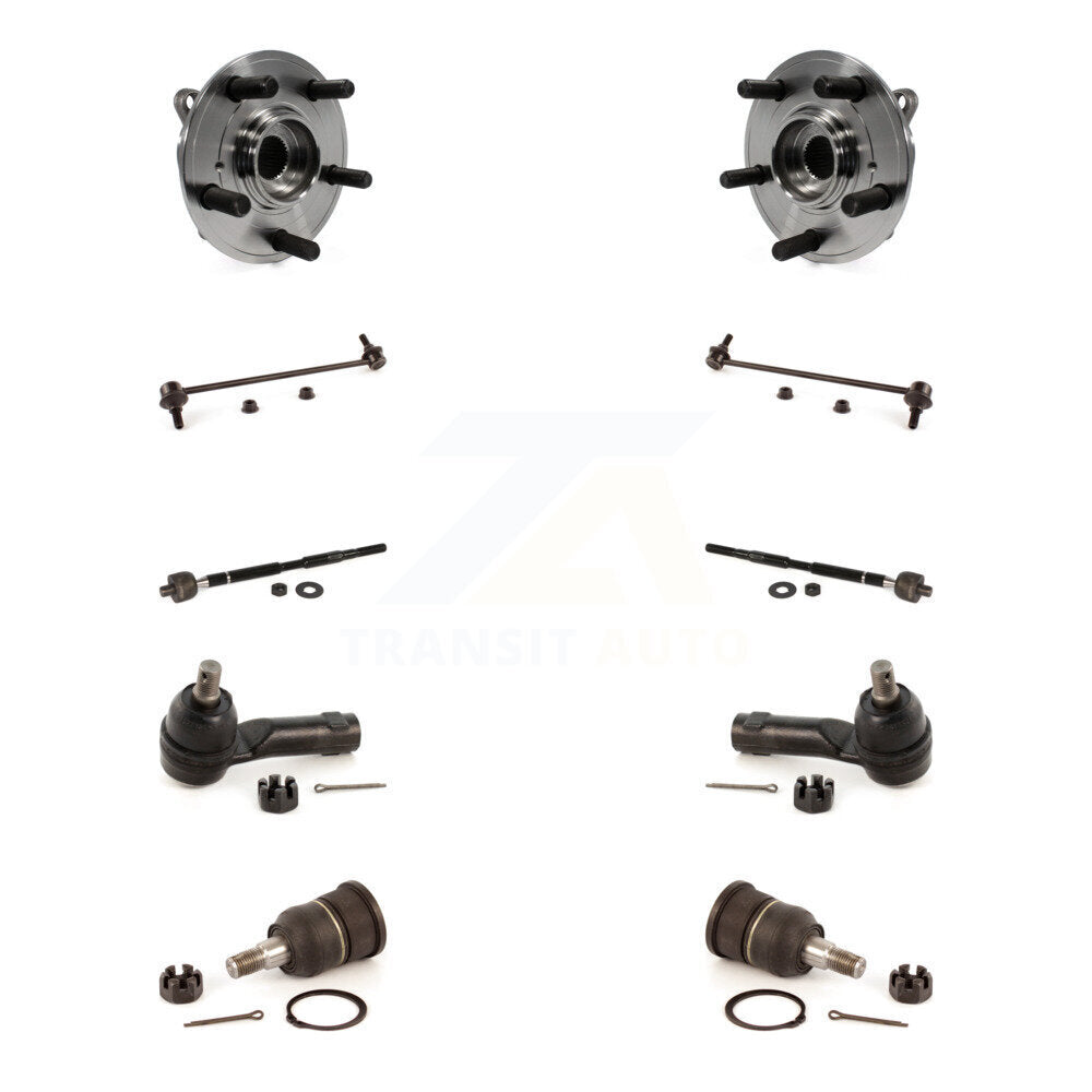 Kit de biellette de direction et de liaison intérieure extérieure de rotule inférieure de roulement avant pour Honda Odyssey