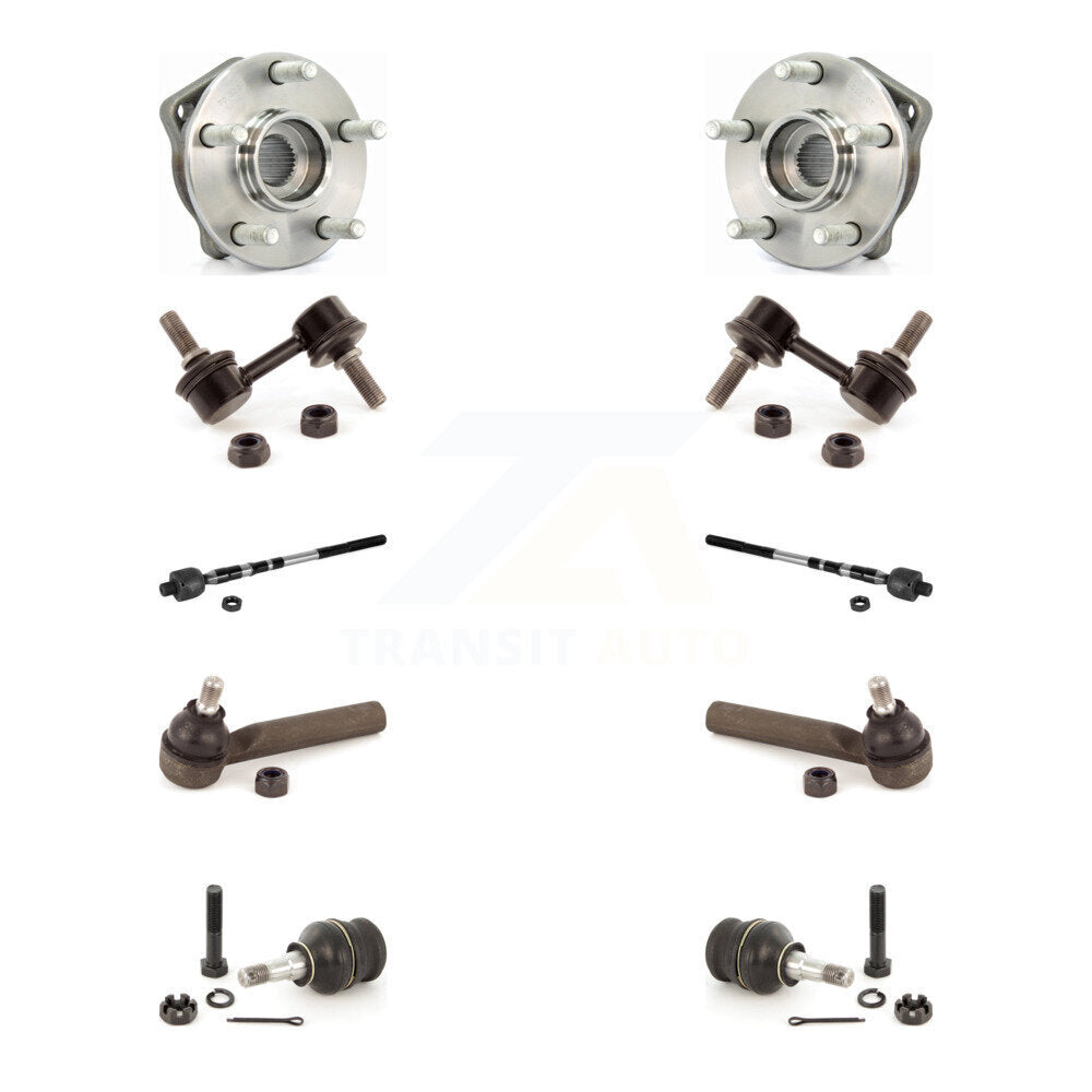 Kit de biellette de direction et de liaison intérieure extérieure de rotule inférieure de roulement avant pour Subaru Imprez