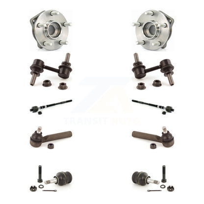 Kit de liaison de biellette de direction intérieure et extérieure de rotule inférieure de roulement avant (10 pièces) pour Subaru X