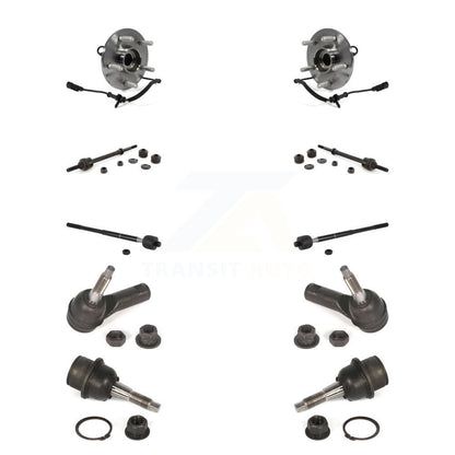 Kit de liaison de biellette de direction intérieure et extérieure de rotule inférieure de roulement avant (10 pièces) pour Ram 1500