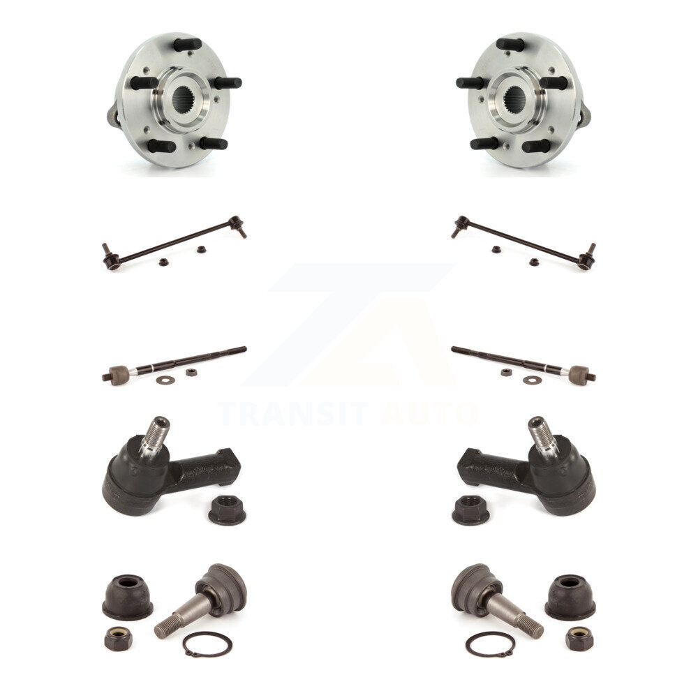 Kit de biellette de direction et de liaison intérieure extérieure de rotule inférieure de roulement avant (10 pièces) pour Eclips
