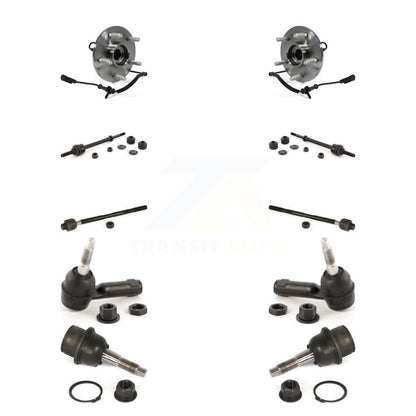Kit de liaison de biellette de direction intérieure et extérieure de rotule inférieure de roulement avant (10 pièces) pour Ram 1500