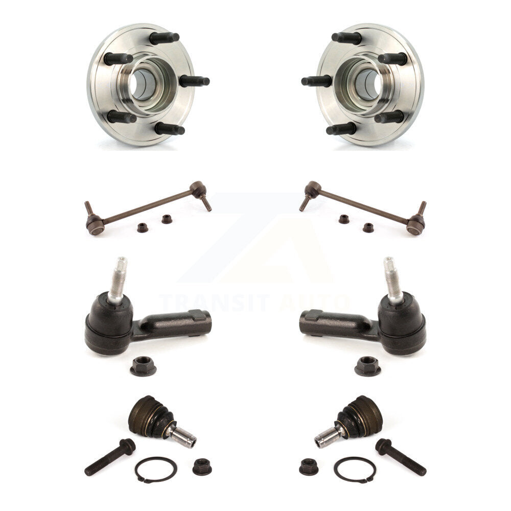 Kit de liaison de barre stabilisatrice de biellette de direction extérieure de rotule inférieure de roulement avant pour Ford Mustang