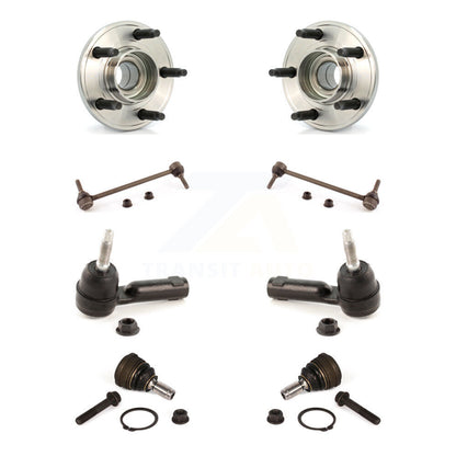 Kit de liaison de barre stabilisatrice de biellette de direction extérieure de rotule inférieure de roulement avant pour Ford Mustang