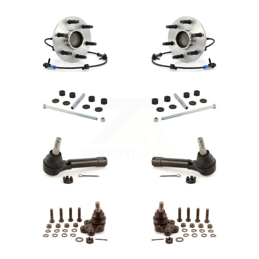 Kit de liaison de biellette de direction extérieure, roulement de moyeu avant, Joint à rotule inférieur, pour Chevrolet GMC 150