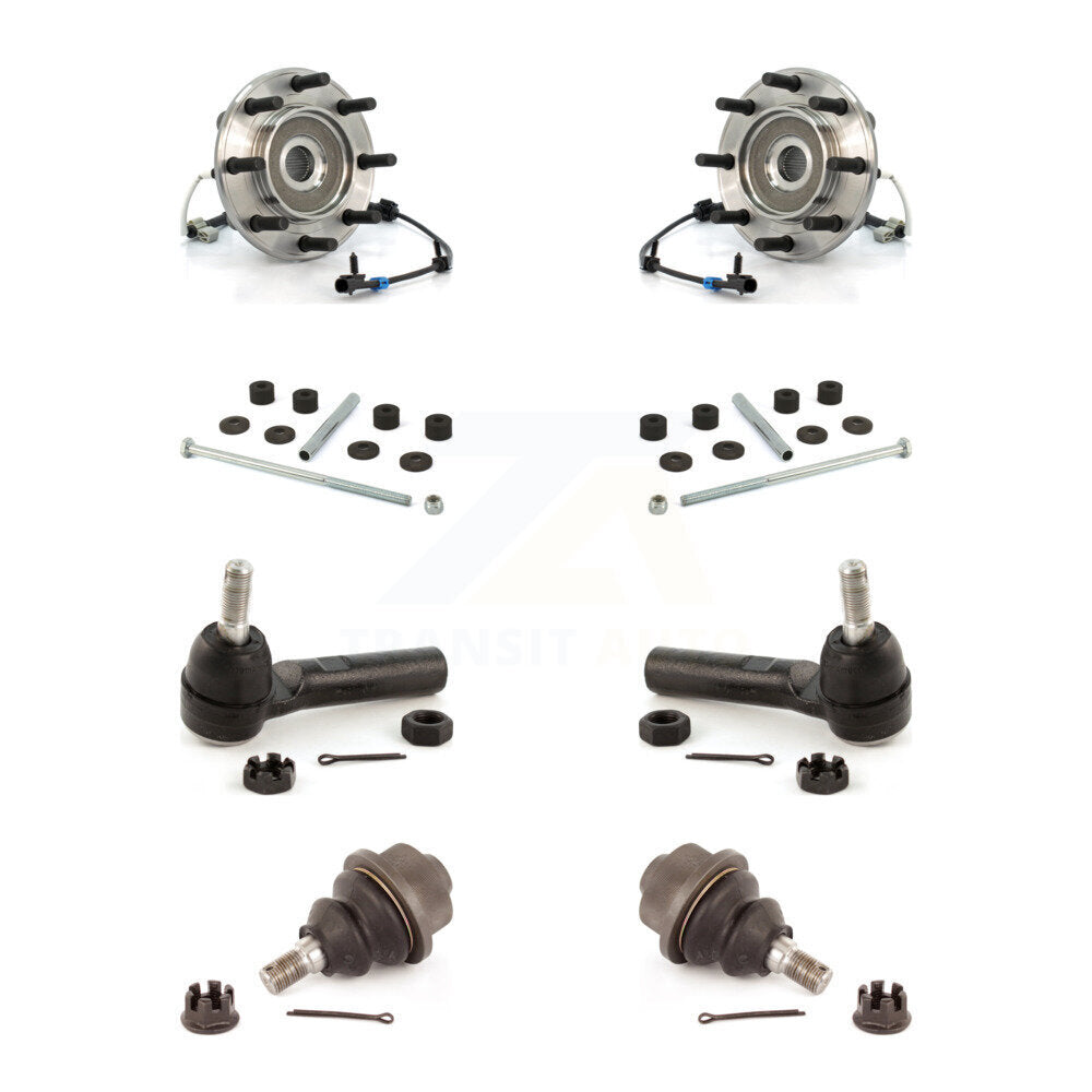 Kit de biellette de direction et de liaison extérieure, roulement avant, rotule inférieure, pour Chevrolet GMC Sierr