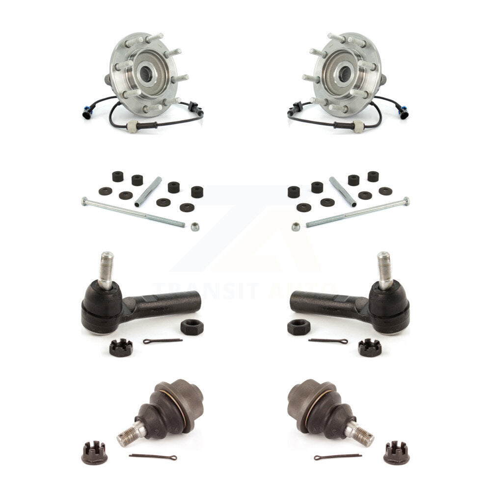 Kit de biellette de direction et de liaison extérieure, roulement avant, rotule inférieure, pour Chevrolet GMC Sierr
