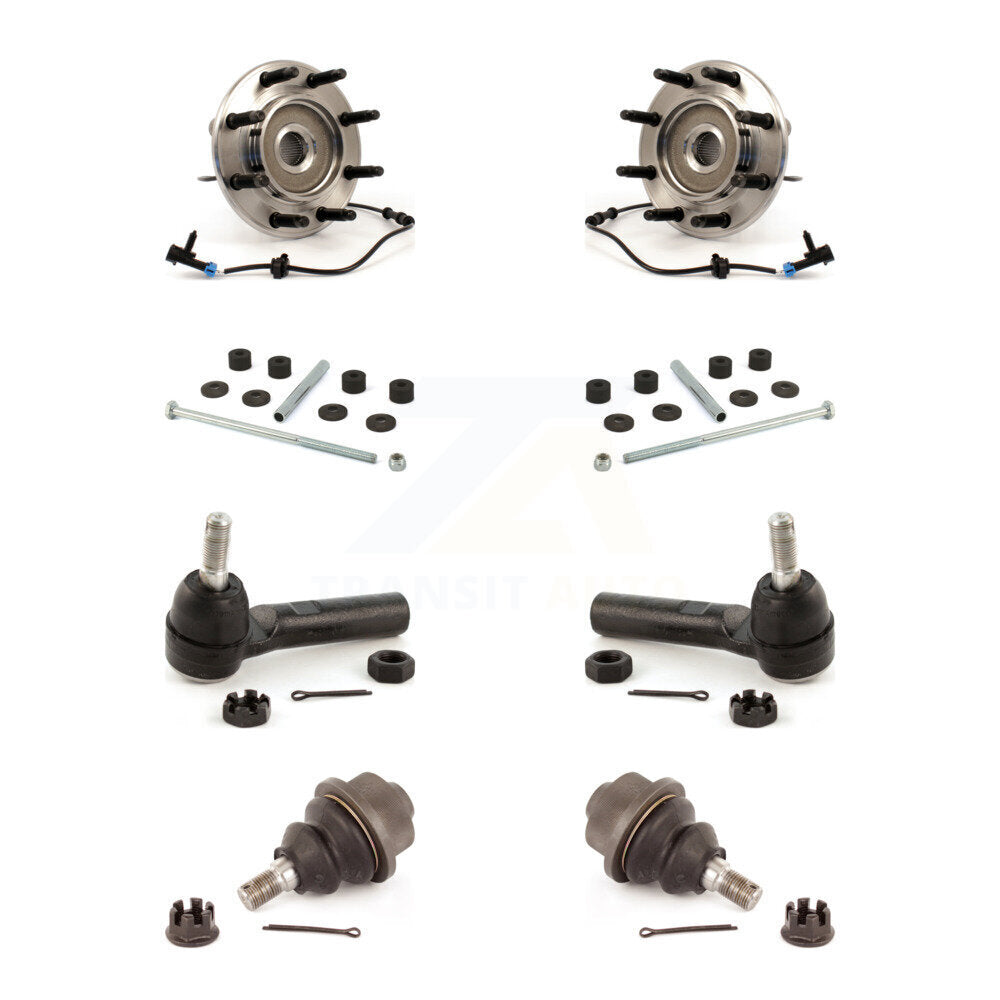 Kit de biellette de direction et de liaison extérieure, roulement avant, rotule inférieure, pour Chevrolet GMC Sierr
