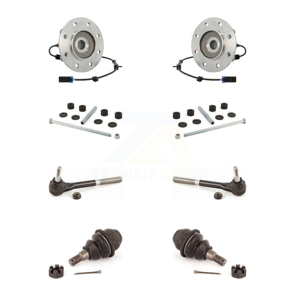 Kit de biellette de direction et de liaison extérieure, roulement avant, rotule inférieure, pour K3500 Chevrolet GMC