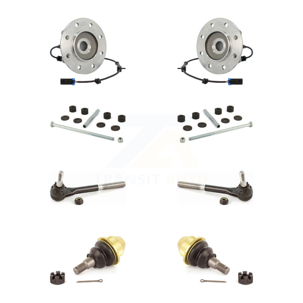 Kit de biellette de direction et de liaison extérieure, roulement avant, rotule inférieure, pour K3500 Chevrolet GMC