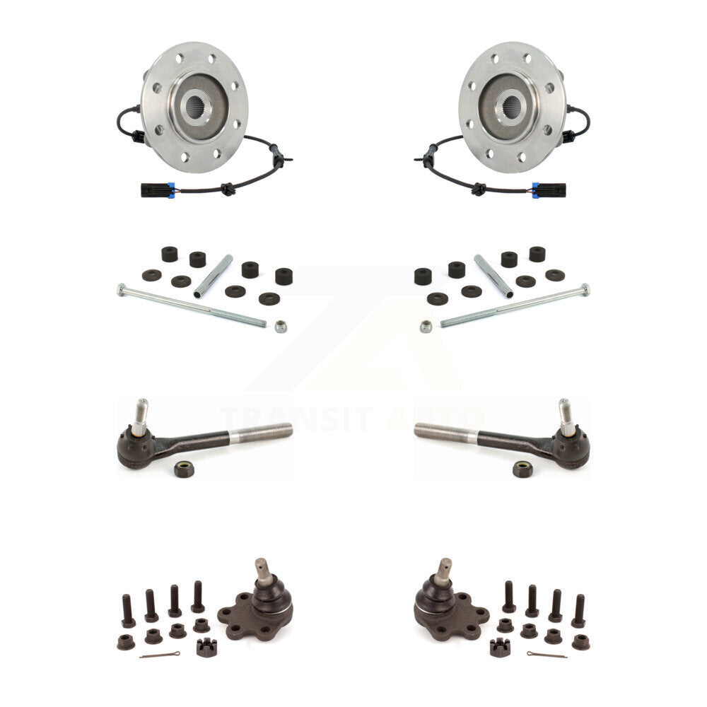 Kit de biellette de direction et de liaison extérieure, roulement avant inférieur, Joint à rotule inférieur, pour K2500 Chevrolet GMC